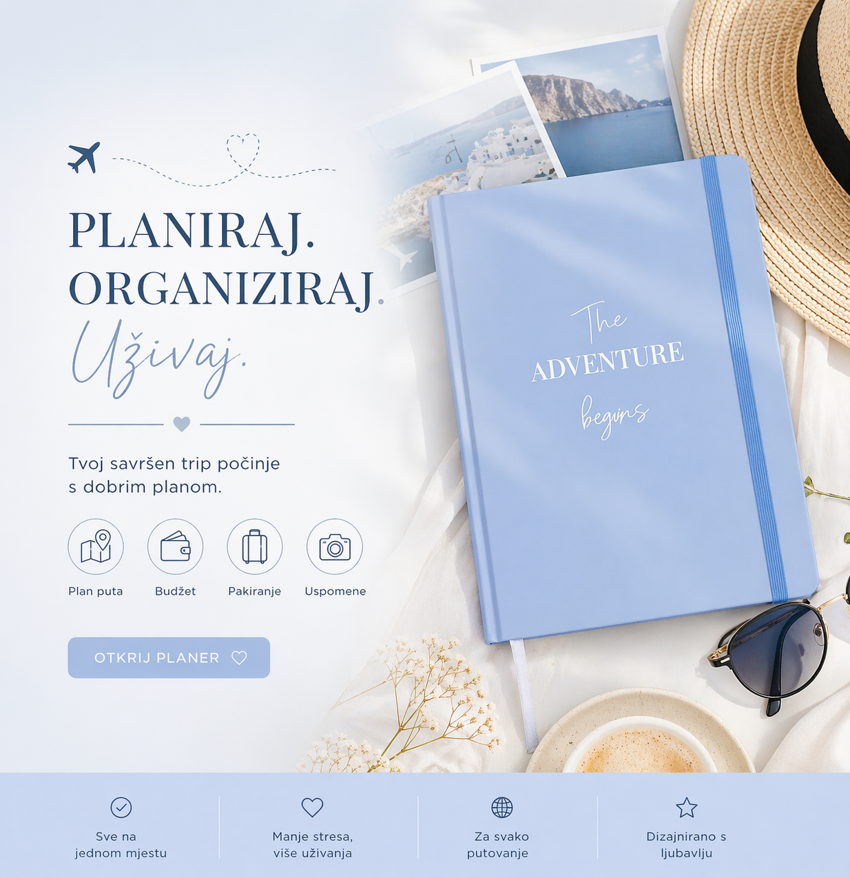 Planer putovanja BLUE